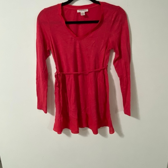 Motherhood Maternity Pink Long Sleeve Top - Picture 5 of 5